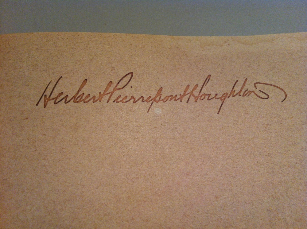 His signature in HMML's copy of Chaine, Grammaire éthiopienne.