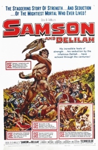 Poster for Cecil B. DeMille's Samson and Delilah (1949). Source.
